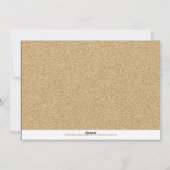 Korte vredes- en feestelijke fotokaart feestdagenkaart (Achterkant)