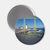 Korte vuurtoren van Portland Magneet (Voorkant / Achterkant)