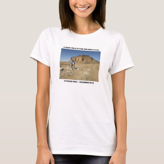 Korte wandeling Barkal T-shirt (Voorkant)