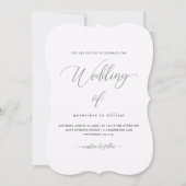 Korte Waterverf Floral Overlay Foto bruiloft Kaart (Voorkant)