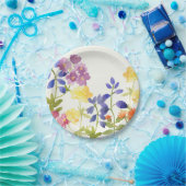 Korte Waterverf Floral paper Bord (Feest)