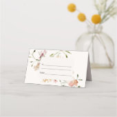 Korte Waterverf van het weide beest Plaatskaartje (Achterkant)