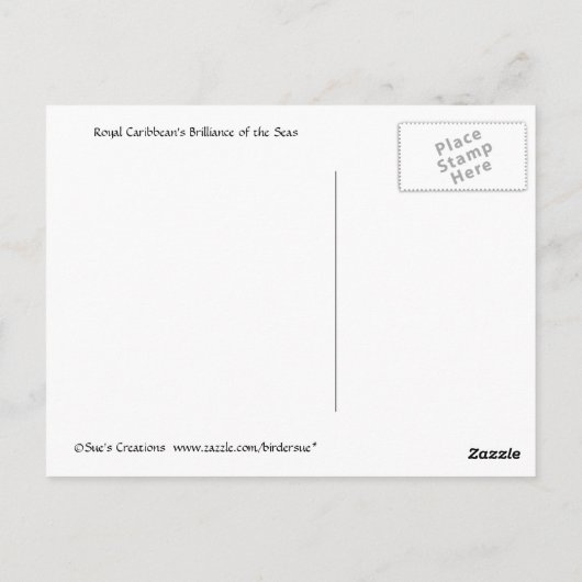 Korte weergave van de Zeeen Briefkaart (Achterkant)