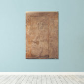 Korte weergave van Sargon II Canvas Afdruk (Insitu (Houten vloer))