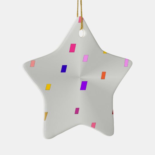 Korte witte ster > Ornamenten met patteringen (Rechts)