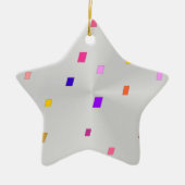 Korte witte ster > Ornamenten met patteringen (Voorkant)