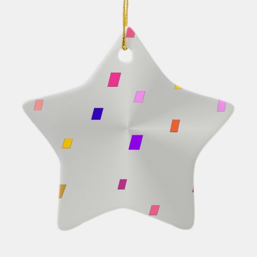 Korte witte ster > Ornamenten met patteringen (Voorkant)