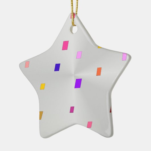 Korte witte ster > Ornamenten met patteringen (Links)