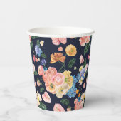 Korte zomer- en blokletters papieren bekers (Achterkant)