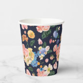 Korte zomer- en blokletters papieren bekers (Links)