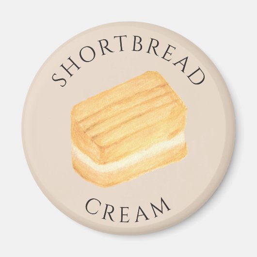 Korteboon Cream Crackers Handgetekende Magneet (Voorkant)
