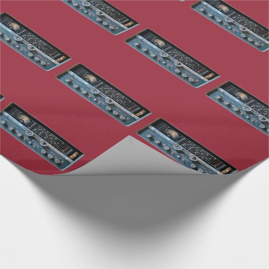 kortegolfdradenpapier cadeaupapier (Hoek)