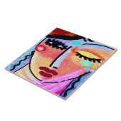 Kortere dagen voor Abstract digitaal schilderen Tegeltje (Zijkant)