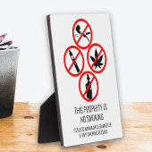 Kortetermijnverhuurde onderneming geen rooksigaret fotoplaat