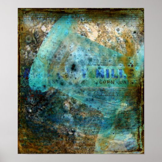 Kortflesje voor kornhaver poster (Voorkant)