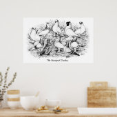 Kortgelige tumblers poster (Keuken)