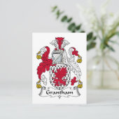 Kortham Family Crest Briefkaart (Staand voorkant)