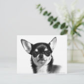 Kortharige Chihuahua handgeschilderde kunstwerken Briefkaart (Staand voorkant)