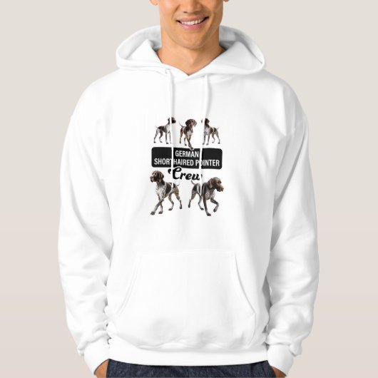 kortharige duitse stuurmansbemanning hoodie (Voorkant)