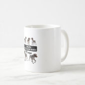 kortharige duitse stuurmansbemanning koffiemok (Voorkant rechts)