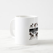 kortharige duitse stuurmansbemanning koffiemok (Voorkant links)