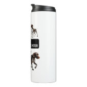 kortharige duitse stuurmansbemanning thermosbeker (Geroteerd rechts)