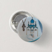 Korthodoxe Pictogram Detail Small Button (Voorkant /achterkant)