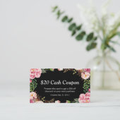 Korting Coupon Kaart voor Hair Style Beauty Salon (Staand voorkant)