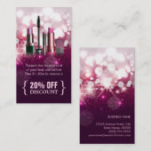 Korting Coupon Make-up Artist Pink Beauty Glitter (Voorkant / Achterkant)