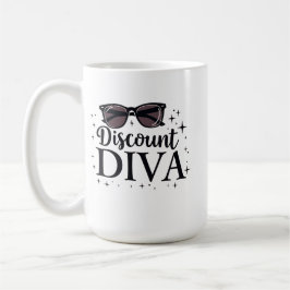 Korting Diva - Chic & Slimme Winkelkoningin Koffiemok