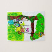 KORTING EENVOUDIGERE BUNNY-puzzel Legpuzzel (Horizontaal)