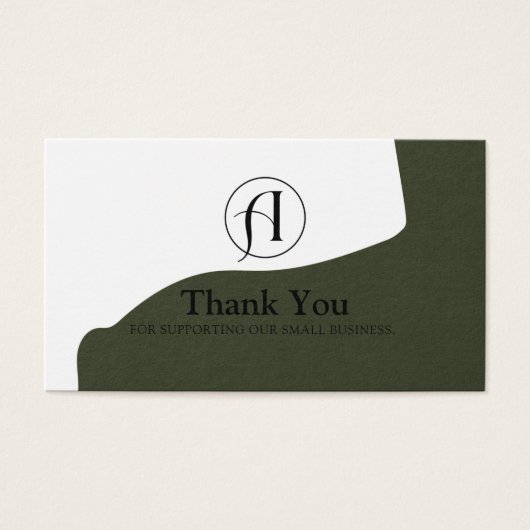 Korting Hartelijk dank voor uw zakelijke QR-kaart Visitekaartje (Voorkant)