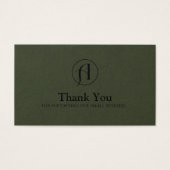 Korting Hartelijk dank voor uw zakelijke QR-kaart Visitekaartje (Voorkant)