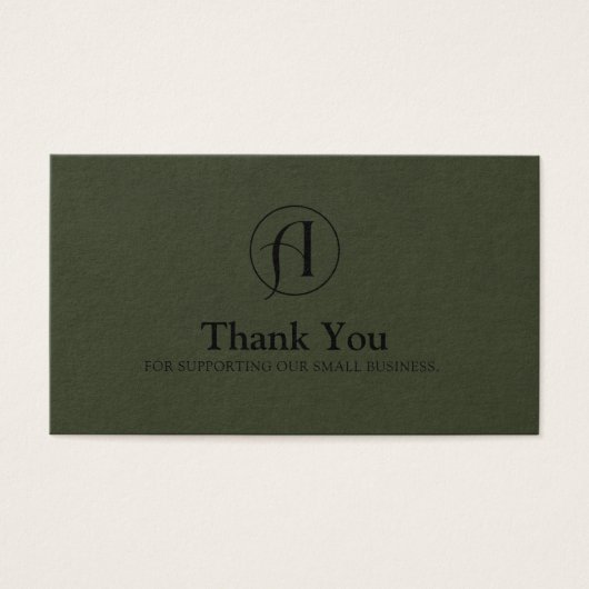 Korting Hartelijk dank voor uw zakelijke QR-kaart Visitekaartje (Voorkant)