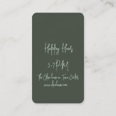 Korting Kaart- Zakelijk (Achterkant)