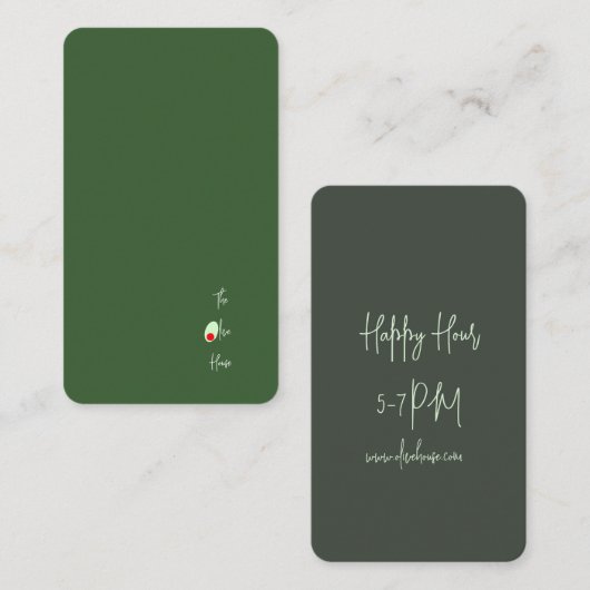 Korting Kaart- Zakelijk (Voorkant / Achterkant)