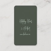 Korting Kaart- Zakelijk (Achterkant)