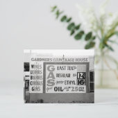 Korting Liquor & Gasoline, 1939 Briefkaart (Staand voorkant)