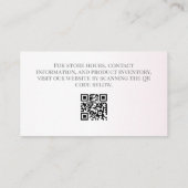 Korting Loyaliteit Kaart Visitekaartje (Achterkant)