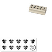 Korting Loyalty Paws voor hondenuitlaatservice Rubberstempel (Gestempeld)