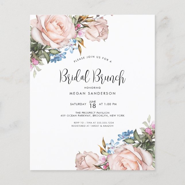 Korting op Bridal Brunch Floral (Voorkant)