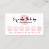 Korting op cafe Loyalty Punch Visitekaartje (Voorkant)