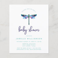 Korting op een mooie libel, Baby shower