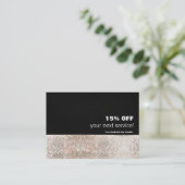 Korting op Faux Sequins Hair Salon en Spa Coupon 2 (Staand voorkant)