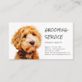 Korting op het porseleinkoopje voor koehandel visitekaartje (Voorkant)