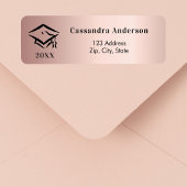 Korting op roos goudrendement etiket