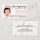 Korting op suikerwaren visitekaartje (Voorkant / Achterkant)