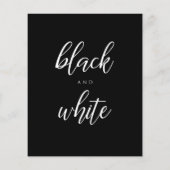 Korting op uitvindingen van Elegant Black en White (Achterkant)