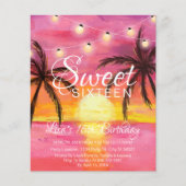 Korting op zestien, elke dag een bloeding (Voorkant)