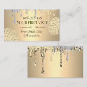 Korting Sale Deal Aanbieding Promotiecode Eerste b Visitekaartje (Voorkant / Achterkant)